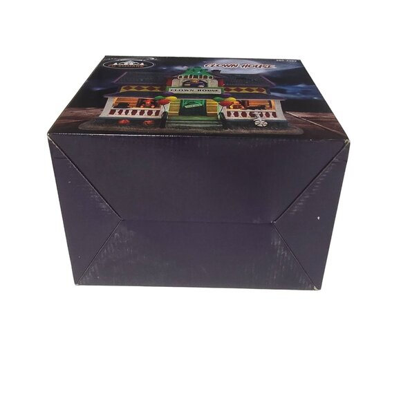 FG Square Musical Halloween Spooky Haunted LED Clown House Porcelain NIB - Picture 8 of 9